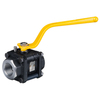 Ball valve Type: 3463 Steel/PTFE Full bore Handle PN100 Internal thread (BSPP) 1/2" (15)